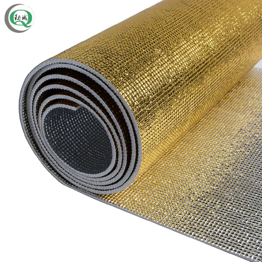 Metal Foam Roof Insulation Silver Aluminum Foil Sound Insulation Foam