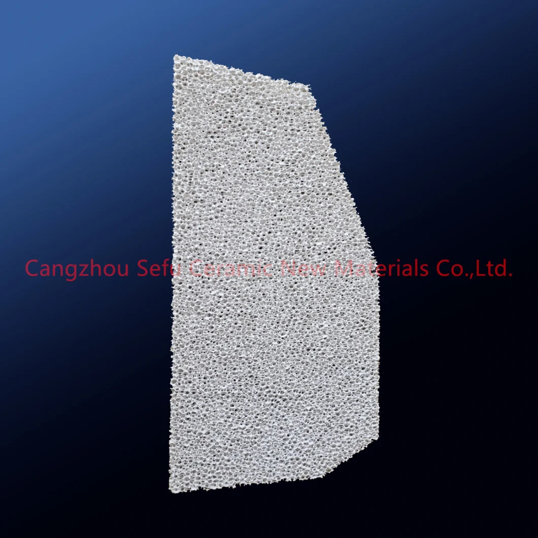 Aperture 10-60ppi Alumina Ceramic Foam Filter for Metal Filtration