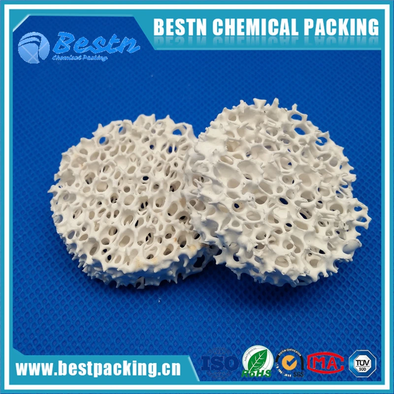 Big Size Alumina Ceramic Foam Filter for Metal Filtration Material