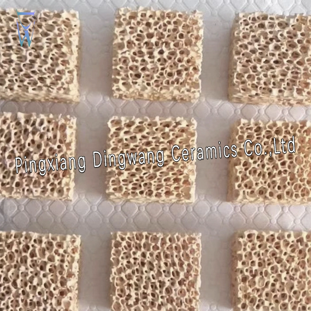 High Porosity Silicon Ceramic Foam Filter
