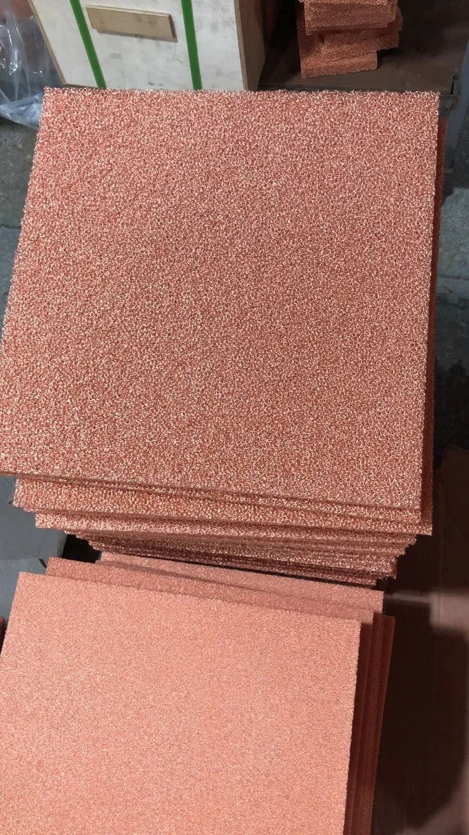 Porous Metal Foam Copper for Heat Sink, L400mm*W400mm*T30mm