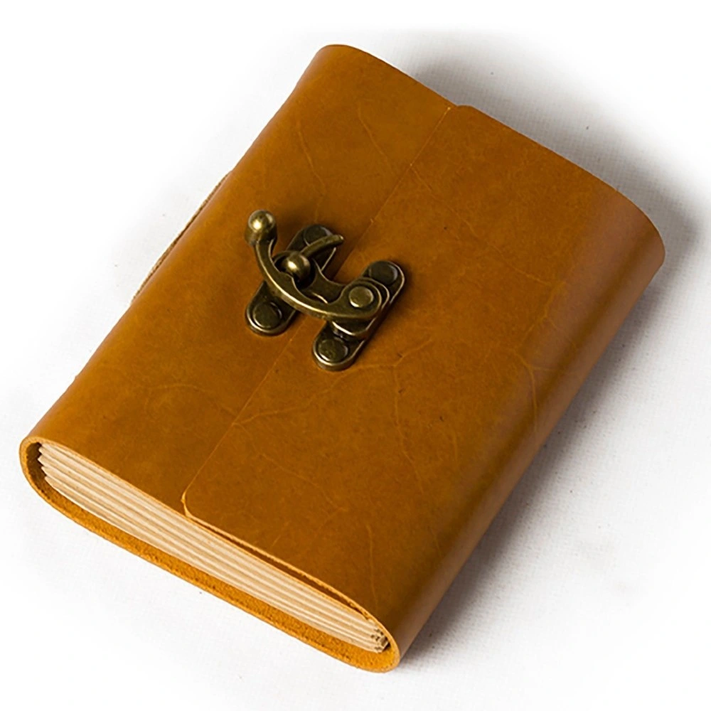 Journal PU Diary Leather Note Book with Metal Buckle