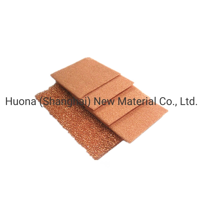 High Purity 99.99% Foam Copper Metal Filter Foam