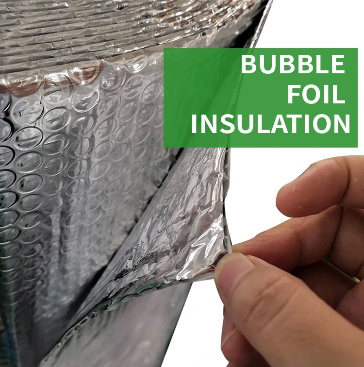Al-Bubble-Al Struture and 250g/Sm Weight Aluminum Foil Bubble Foam Isolated Heat Insulation