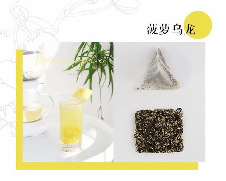 Pineapple Oolong Tea Milk Tea Pyramid Teabag Flavor Tea