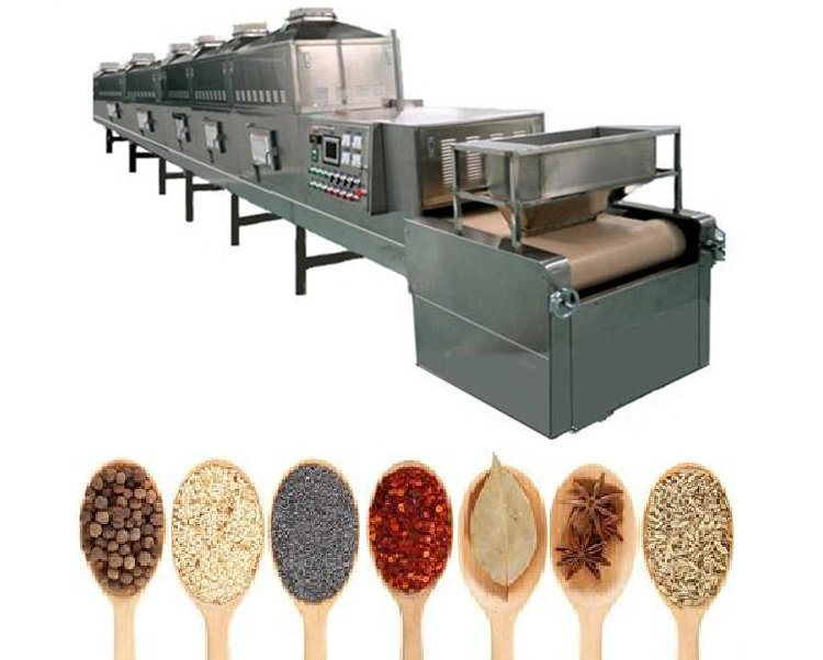 High Quality Tea Nut Dried Fruit Sterilization Microwave Dryer Machine Food Processor