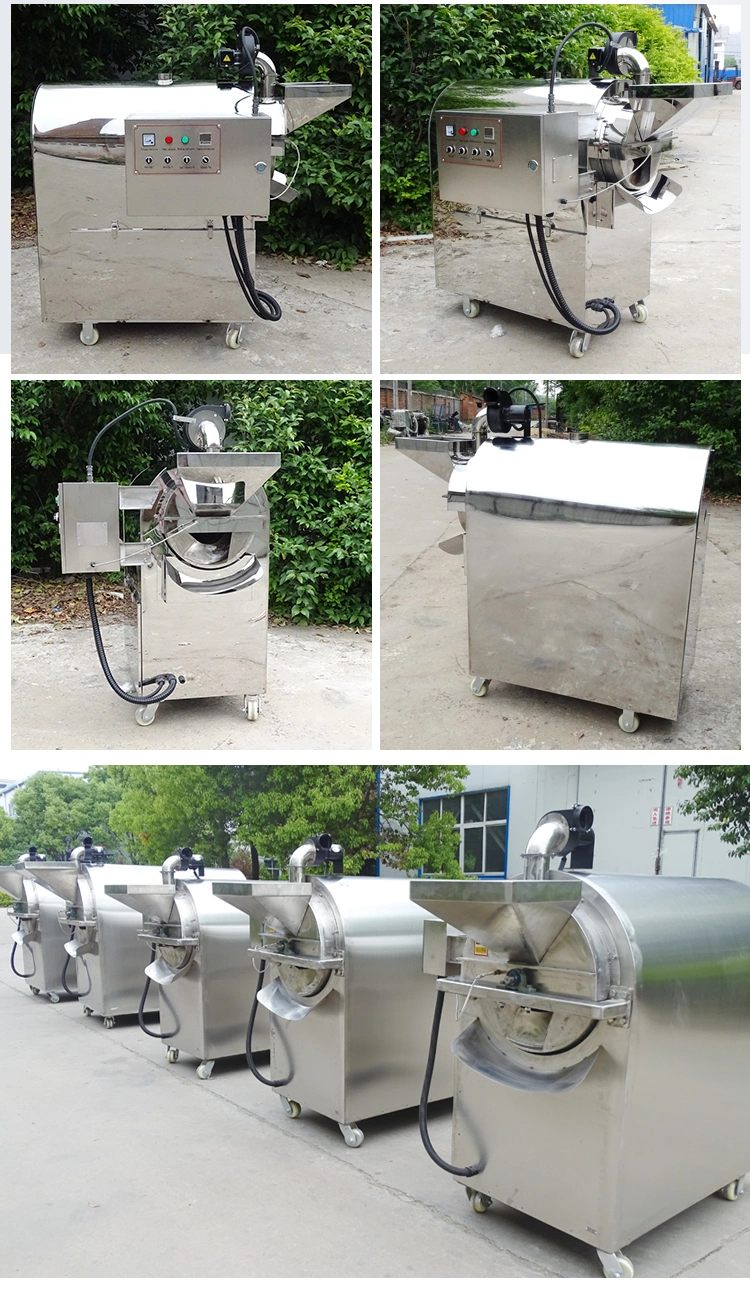 Multifunction Peanut Roaster 30kg 20kg Roasting Machine Seed Roaster with Electric for Sale