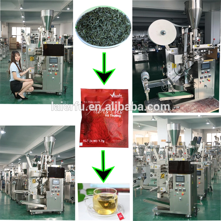 High Speed Double Chamber Filter DIP Tea Bag Packing Machine with String and Tag Automatic Tea Bag Packing Machine