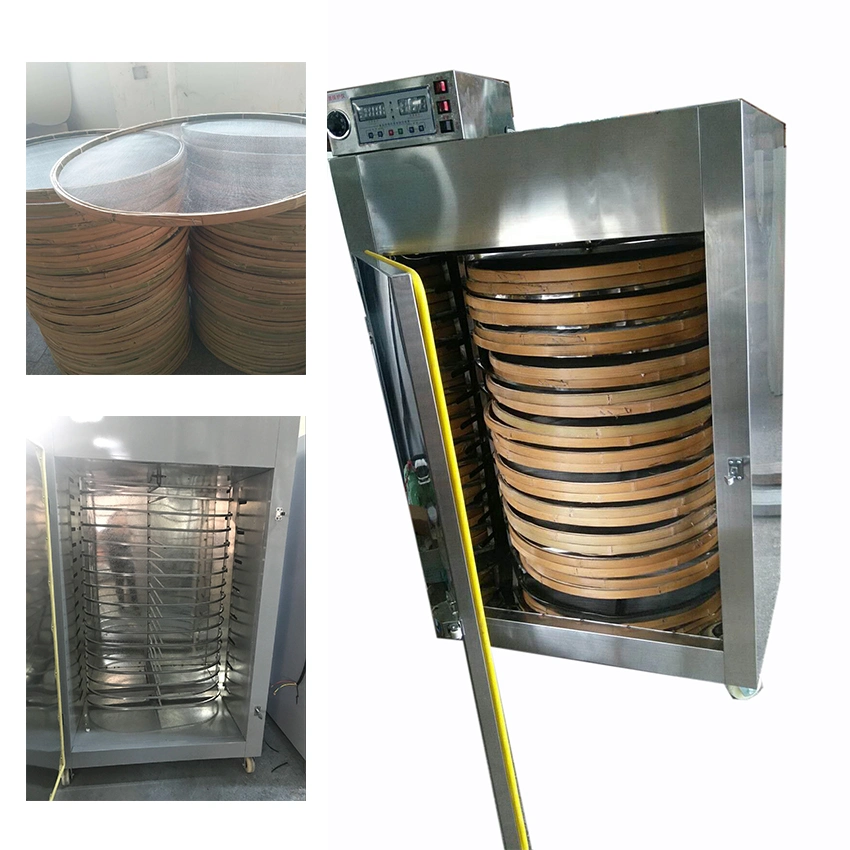 Green Tea Yam Rotary Cassava Chips Dryer Machine