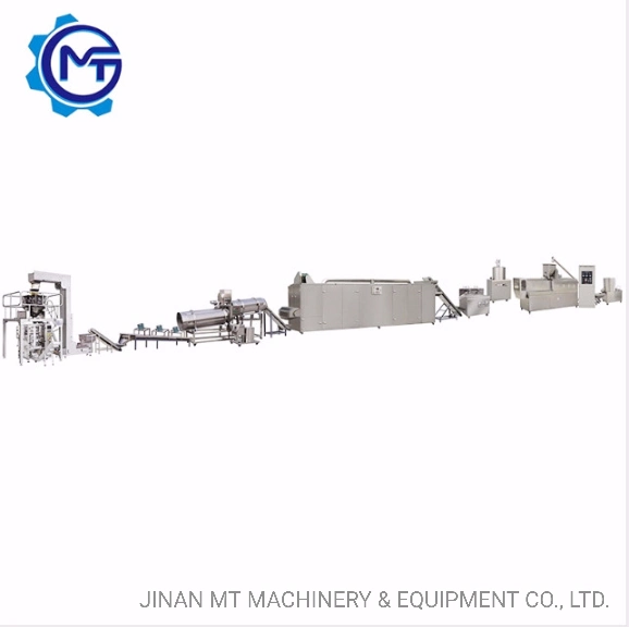 Energy Saving Puffed Snacks Processing Line Pillow Shapes Spindly Shapes Core Filling Snacks Making Equipment Machine