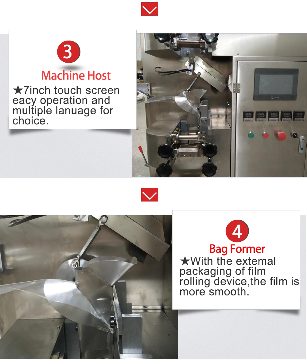 Bg Automatic Small Tea Bag Packing Machine Nylon Pyramid DIP Tea Bags