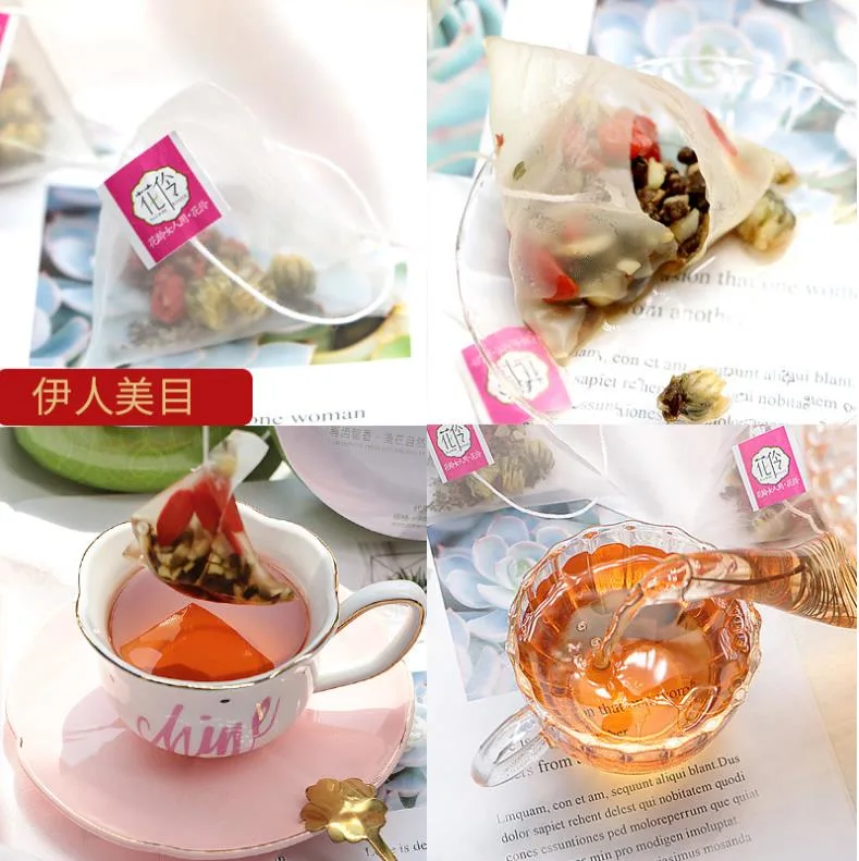 Pyramid Tea Bag Custom Tastes Herbal Tea Flavored Tea