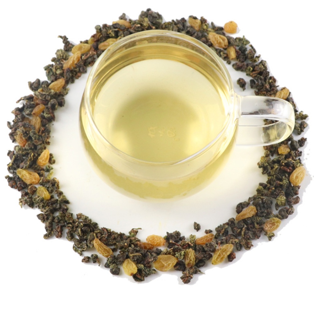 Wholesale Detox Tea Grape Fruit Herbal Oolong Tea Blended Tea