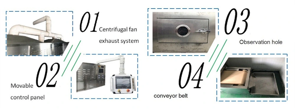 Industrial Vegetable Microwave Oven Fruit/Tea Drying Machine Microwave Dryer