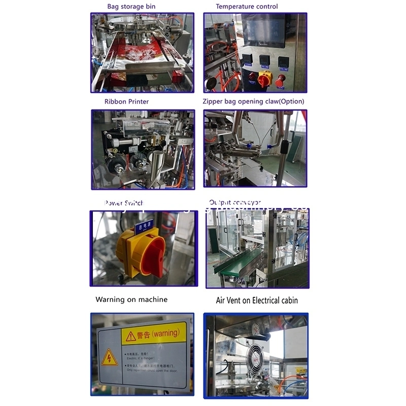 Automatic Pistachio Combination Multi Head Weighing Scale+Auto Rotary Premade Bag Given Packing Machine Filling in Doy Pack/Flat/Premade/Four Side Seal Bags