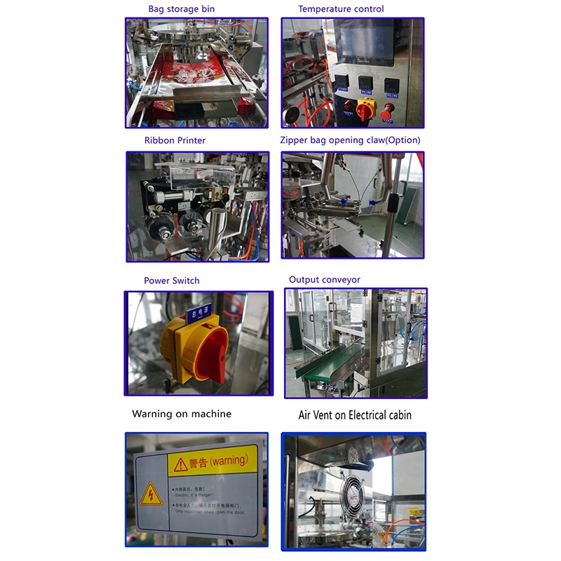 Automatic Servo/Piston Pump+Bag Given Packing Machine for Rotary Filling Packing Liquid, Sauce, Paste, Juice, Ketchup, Soap in Premade Doy Stand up Spout Bag