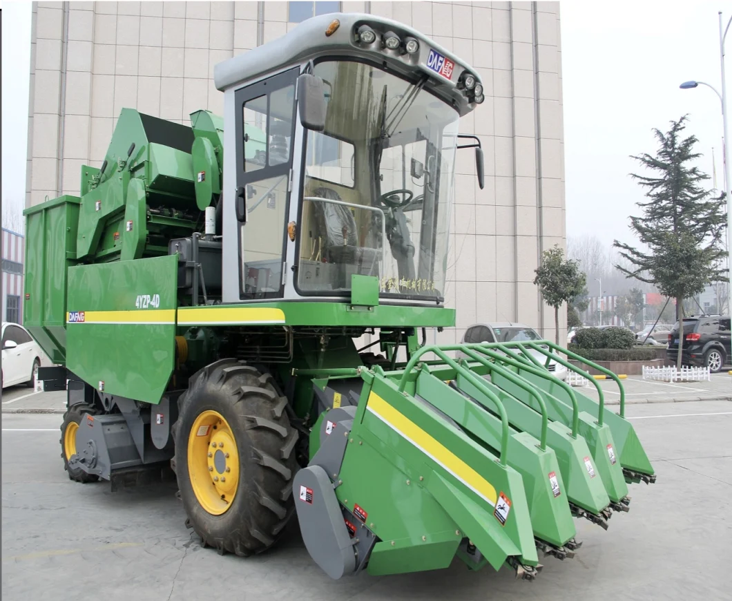 4yzp-2D Corn Harvester/China Corn Harvester/ Disc Corn Storage Harvester/2 Rows Corn Combine Harvester