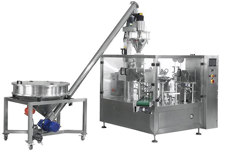 Premade Bag Pouch Tea Packing Machine / Pepper Sauce Filling Machinery with Zipper Opener Funcation