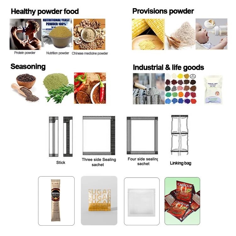 Small Bag Coffee/Tea/Flour/Spice/Seasoning Powder Packing Machine Automatic High-Precision Packing Machine