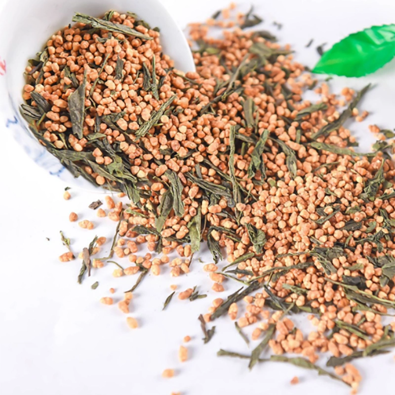 Wholesale Japanese Sencha with Roasted Brown Rice Genmaicha Green Tea