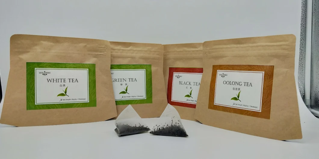 Bag Packing Jasmine Tea Pyramid Teabag Tea Ziplock Bag