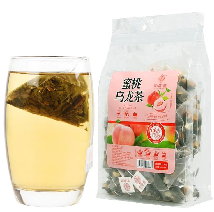 Chinese Herbal Tea White Peach Dried Apple Oolong Tea Fruit Tea