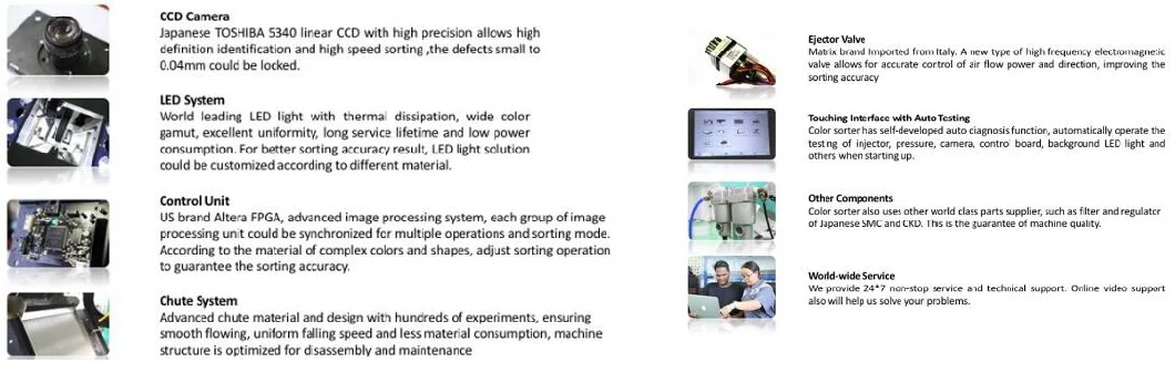 CCD Cameras Color Sorter for Black Tea Oolong Tea