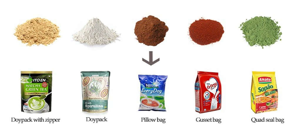 Multi-Function Food Packaging Machines, Sugar Milk Tea Powder Vertical Pouch Bag Filling Packing Machine Price