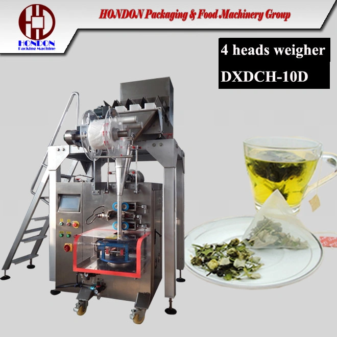 Ce Certificate Double Nylon Tea Bag Packaging Machine (DXDCH-10D+0uterenvelop)