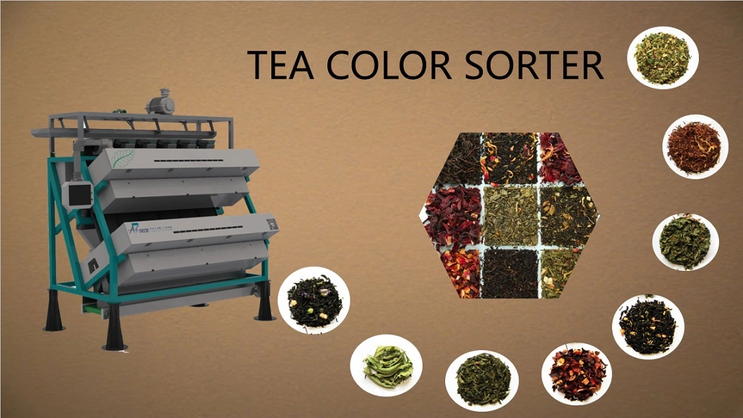 High Output Tea Processing Machine Double-Decker Tea Color Sorter
