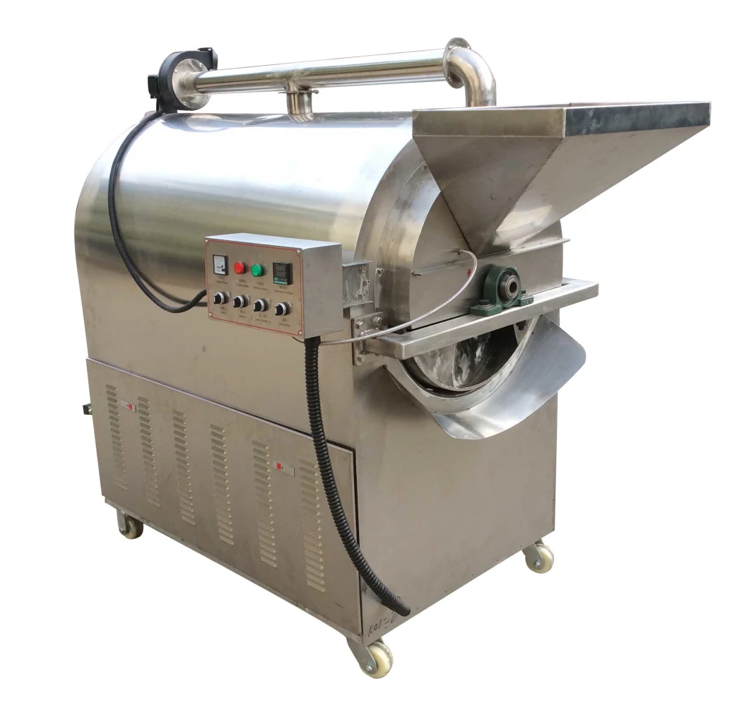Commercial Drum Peanut Roasting Machine Walnut Roaster Nut Roasting Machinery