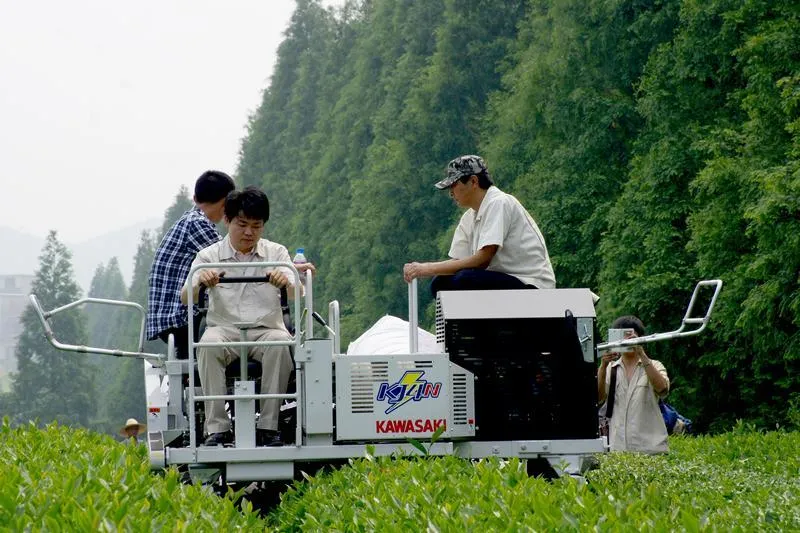 Kawasaki Riding Type Tea Plucking-Trimming Machine Tea Harvesting Machine Kj4n