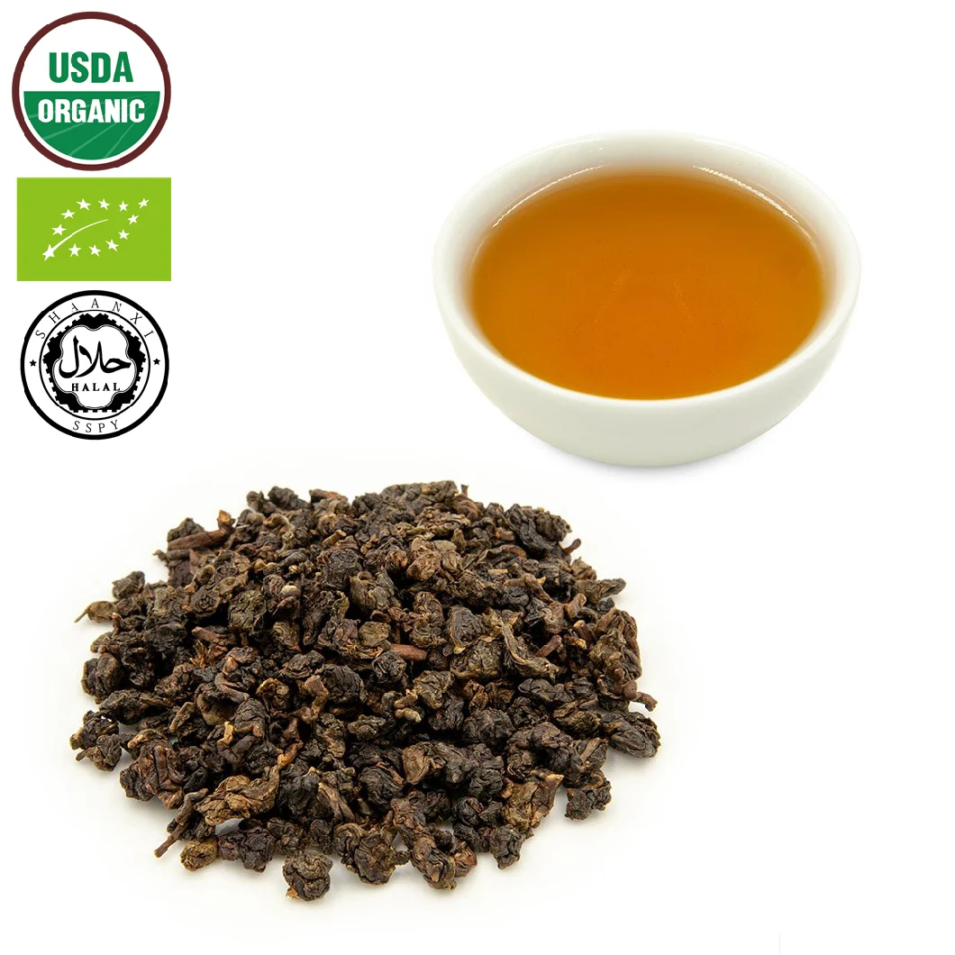 All Natural Organic Roasted Loose Leaf Dark Strong Fire Oolong Tea