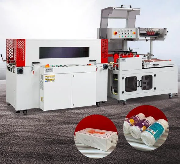 Tea Box Automatic POF Film Shrink Wrapping Packing Machine