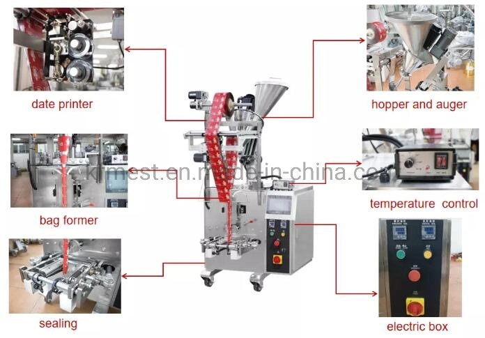 Automatic Tea Powder Coffee Nuts Weighing Filling Small Sachet Packing Machine Multifunction Packing Machine