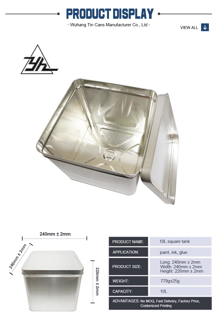 Gift Tea Tin Packaging Cans/ Metal Packing Tea Box Manufacturer