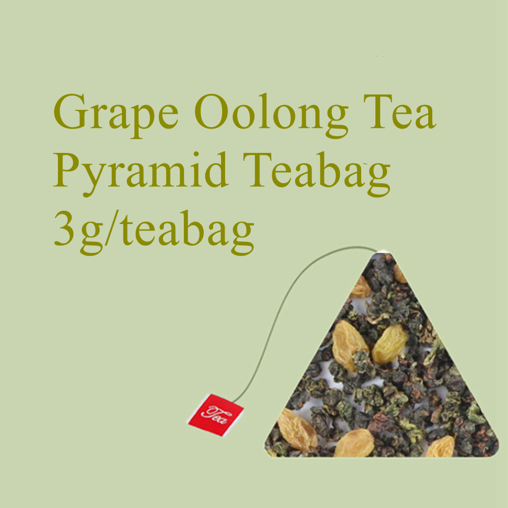 Wholesale Detox Tea Grape Fruit Herbal Oolong Tea Blended Tea