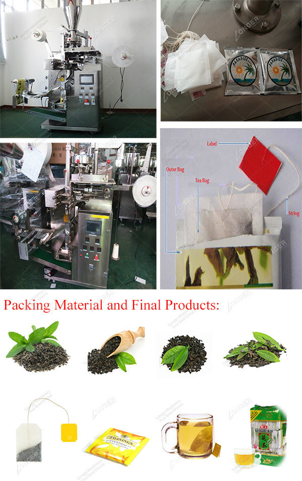 Fully Automatic Tea Bag Packaging Machine with Ce Approved