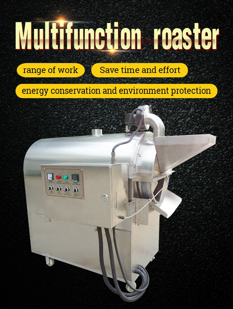 Continuous Automatic Nuts Roasting Machine Roaster/Peanut Roasting Machine