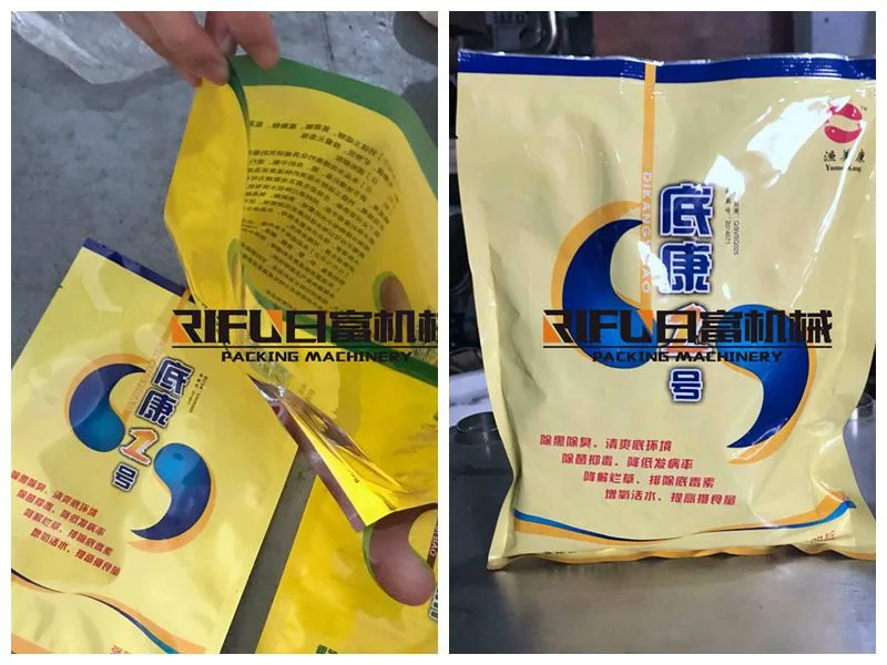 Premade Bag Given Rotary Vertical Punch Zipper Standup Bags Packing Machine for Powder