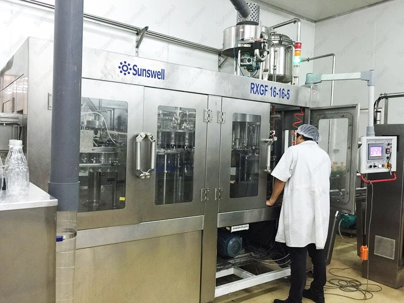 High Efficiency Aseptic Bottle Juice and Tea Filling Machinery