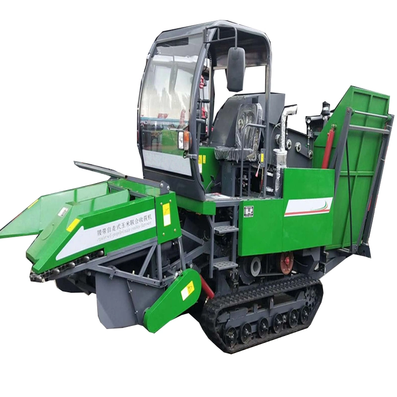 China Corn Harvester Factory with Wheel Harvester Hot Selling for Mini Harvester