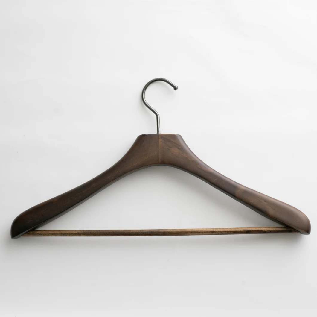Hanger Clothing Store Display Clothes Rack Wood Clothes Rack Coat Clothes Rack with Drying Rod