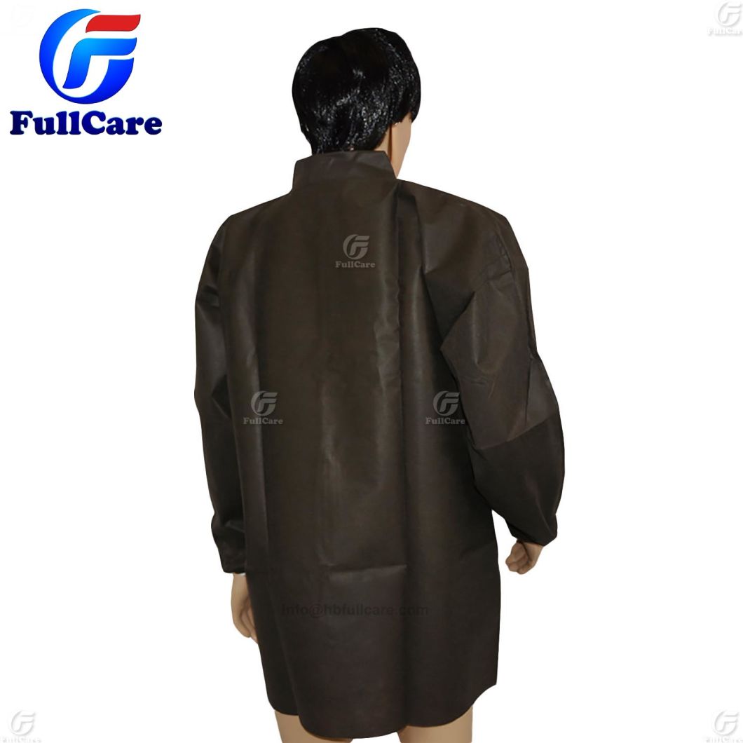 Medical Lab Coat, Doctor Lab Coat, Nonwoven Lab Coat, Disposable Lab Coat, Polypropylene Lab Coat, Protective Lab Coat, PP Lab Coat, SMS Lab Coat, Lab Coat