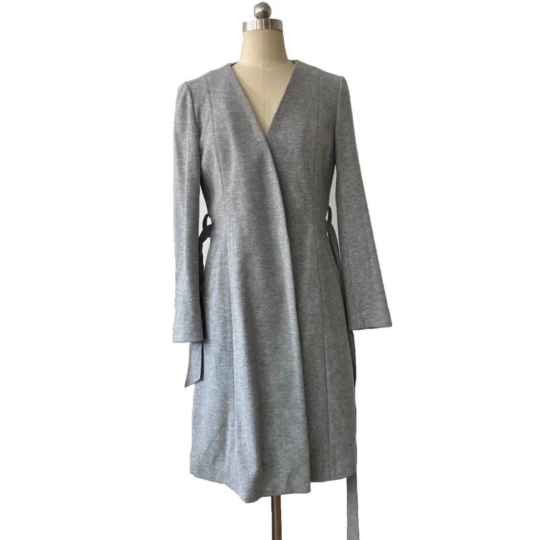 2020 New Fashion Autumn Women Coat Single Breasted Trench Coat Stylish Coat with Belt Factory Wholesale Coat