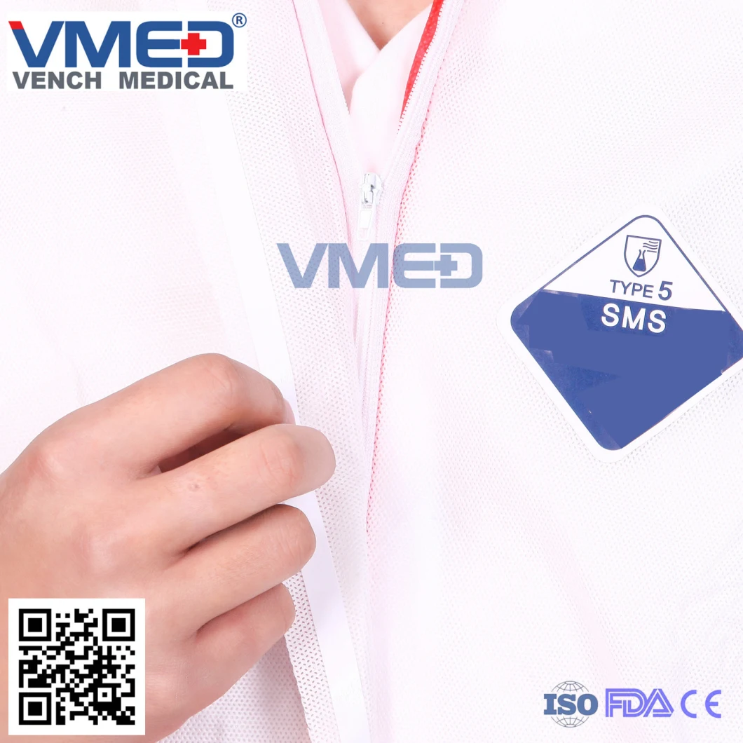 2019 Hot Sale Premium Lab Coat with Knitted Collar & Cuffs, SMS Hospital Lab Coat with Cotton Knitted Cuff, Jacket Lab Coat with Knitted Cuffs and Collar