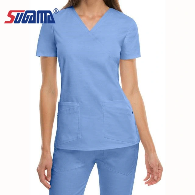 Hot Sale Doctor Uniforms Medical Nursing Uniform Clinic Scrub Suit Sets Short Sleeve