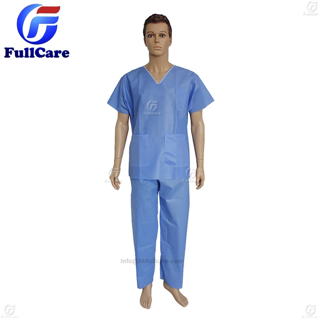 Unisex Disposable Medical Scrub Suit Hospital Uniform, Medical Scrub Suit