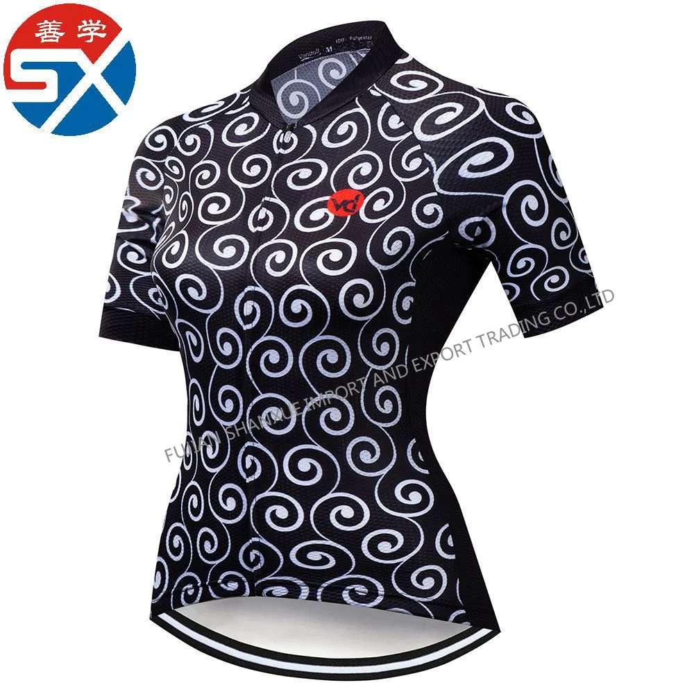 Women's Summer Mountain Bike Riding Short Sleeve Quick Dry Team Uniform Clothes Sport Wear