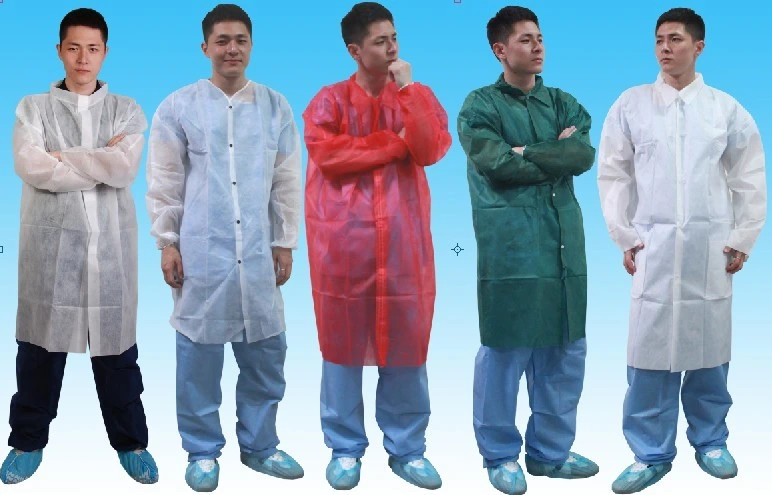 Disposable PP SMS Nonwoven Lab Coat Kids Lab Coats Cheap